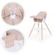 ECO TOYS Hranilica za bebe 2u1, bež - HC508 BEIGE
