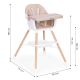 ECO TOYS Hranilica za bebe 2u1, bež - HC508 BEIGE