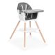 ECO TOYS Hranilica za bebe 2u1, siva - HC508 GREY