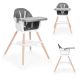 ECO TOYS Hranilica za bebe 2u1, siva - HC508 GREY