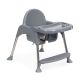 ECO TOYS Hranilica za bebe 2u1, siva - HC-135 GRAY