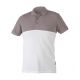 HOGERT Majica polo Urft belo/siva - majica-polo-belo-siv