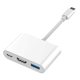 Hub adapter Type-C na Type-C+ USB+ HDMI - 043649
