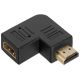 Adapter E-Green HDMI (M)-HDMI (F) pod uglom crni - EP2873944