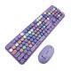 Tastatura i mis Aula AC306 Purple combo, bezicna 2.4G - EP2895870