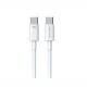 WEKOME Kabl WDC-182 Kabl 3.1 USB Tip C M/M 1m 100W/480Mbps, bela - EP2939644