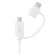 SAMSUNG Kabl Micro Usb sa Tip C adapterom, bela - EP-DG930-DWE