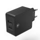 HAMA Kućni punjač PD Qualcomm USB-C+USB-A, 30W, crna - 210520