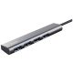 TRUST USB Hub Halyx USB-3.2, siva - 24948
