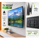 MKS Zidni nosač za TV 14–42 inča 179306 – fiksni, do 25 kg - EP3315371