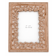 MKS Dekorativni ram za slike  – roze-zlatni sa cvetnim ornamentima, 10 × 15 cm - EP3315083