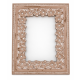 MKS Dekorativni ram za slike  – roze-zlatni sa cvetnim ornamentima, 10 × 15 cm - EP3315083