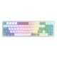 Pollux K628 RGB Gaming Keyboard White Red Switch - EP2944864