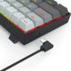 Fizz K617 RGB black, Wired Keyboard, Magnetic - EP3056396