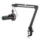 Fifine T658 USB RGB Dynamic Microphone With Boom Arm Stand - Black - EP3199514