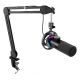 Fifine T658 USB RGB Dynamic Microphone With Boom Arm Stand - Black - EP3199514