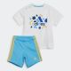 ADIDAS Set essentials allover print tee set kids BT - IS2682