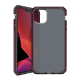 Maska za iPhone 12/ 12 Pro crveno Itskins Supreme Frost Antimicrobial crna - 051663