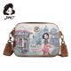 JANET FLOWERY CITY Tašna damska J-009C  25x7x19 - J-009C NS34287