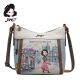 JANET FLOWERY CITY Tašna damska J-048B  30x12x28 - J-048B NS34293