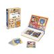 JANOD  Edukativni set Magnetna knjiga - Mix & Match Životinje - J02587