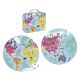 JANOD Puzzle - Zaobljen svet - 208 delova - J02655