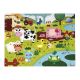 JANOD Puzzla taktilna Životinje sa farme - 20 delova - J02772