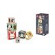 JANOD Drvene edukativne kocke Baby forest - 6 kocki sa motivima - J08016