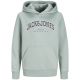 JACK & JONES JUNIOR Duks za dečake sa kapuljačom JJCALEB, zeleni - 12259564Z