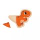 JANOD Drvene puzzle za decu Dino - 14 delova - J05824