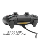 FANTECH Džojstik Dual Shock za PS4, crna - 69608-1