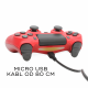 FANTECH Džojstik Dual Shock za PS4, crvena - 69609-1