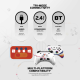 Joypad wireless Fantech WGP15V2S EOS PRO II S Start Two multiplatform RGB beli - G222348