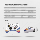 Joypad wireless Fantech WGP15V2S EOS PRO II S Start Two multiplatform RGB beli - G222348
