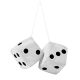 SUMEX Privezak kockice belo-crne velike - JUMBO30