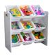 KINDER HOME Polica sa 9 kutija za odlaganje bela - JVTR-3006