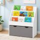 Dečija biblioteka KINDER HOME, bela, sa fiokom na točkovima - EP3317861