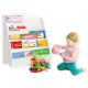 KINDER HOME decija polica za knjige I igracke bela - JVTR-3241