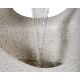 Fontana dekorativna apstraktna sa transformatorom, bela, 22x50x52cm - KA896661