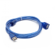 Kabl USB A/F transparent plavi 1.5m - 51018