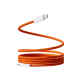 Kabel Braided iPhone PD Type-C na Type-C 60W narandzasti 1m - 621899