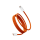 Kabel Braided iPhone PD Type-C na Type-C 60W narandzasti 1m - 621899