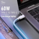 Kabel KONFULON Joko DL22 5A 60W Type-C na Type-C plavi 1m - 613539