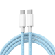 Kabel KONFULON Joko DL22 5A 60W Type-C na Type-C plavi 1m - 613539