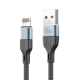 Kabel KONFULON Joko DL40 3A USB na iPhone Lightning sivi 1m - 613541