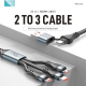 Kabel KONFULON Joko DL52 4u1 crni - 617060