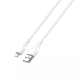 Kabel LDNIO LS611 25W Fast USB na iPhone Lightning beli 1m - 611935