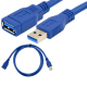Kabel Sotako USB 3.0 A na A 1.5m plavi - 617360