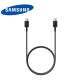 Kabell Samsung 2xUSB-C muski 3A crni - EP-DA705-BBE