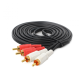 Kabl 2 RCA na 2 RCA bakarni JWD-VIDEO3 3m - 85487-1